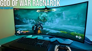 God of War Ragnarok is INCREDIBLE on a 4k LG 45" UltraWide OLED | LG45GX950A HDR Gameplay | RTX 5090