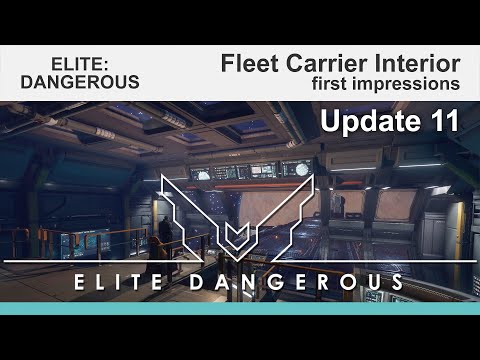 Elite Dangerous: Odyssey, Fleet Carrier Interior, first impressions