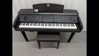YAMAHA CLAVINOVA CVP-307 DIGITAL PIANO ARRANGER IN DARK ROSEWOOD STOCK #25191
