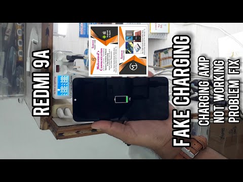 Redmi 9A Fake Charging Solution 1000% solve Charger Ampere Off But Charging symbol showing