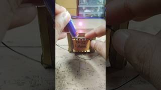 0-12 Transformer Experiment.           #experiment #circuit #electronic #led #diyprojects #voltage