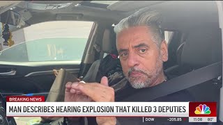 Neighbors react to explosion that killed 3 deputies at LASD training center