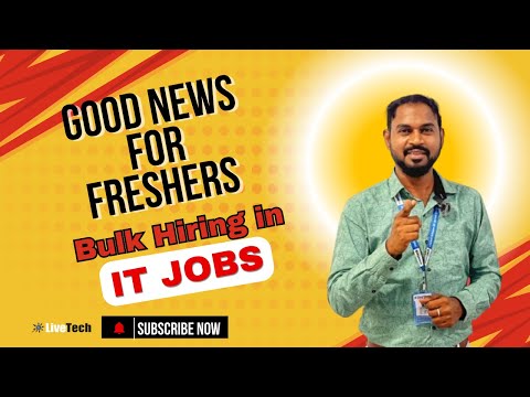 Top MNCs Hiring Freshers for Software Jobs in 2025: Don't Miss Out-LiveTech #hiring #freshers #job