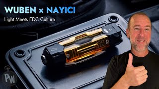 Wuben x Nayici  E8 Flashlight — Customizable EDC Tool — Modular Rugged Design