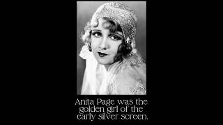 The golden girl of the roaring ’20s. Meet Anita Page, Hollywood’s wide-eyed flapper icon. #flappers
