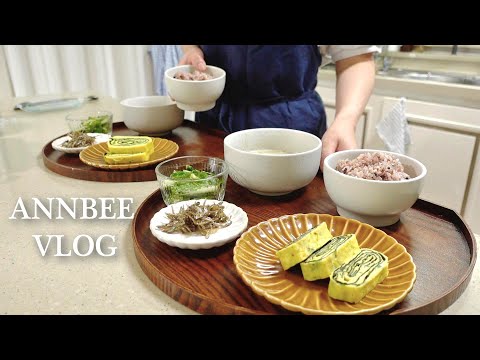 5 days of fall breakfast filled with Korean food / Breakfast menu including soup and side dishes