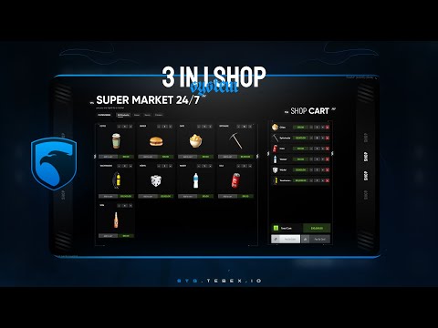 FiveM 3 in 1 Shop - Supermarket, Weapon Shop and Black Market | STG Scripts