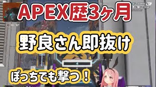 【APEX】ソロカジュアル／野良さん即抜け！初心者ぼっちの立ち回り！