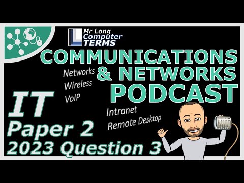 IT | E-Communications | Grade 12 | Paper 2 2023 | Question 3 | Mr Long Computer Terms Podcast