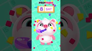 Days of the week 🗓️ #fyp #fypyoutube  #daysoftheweek #piggypanda #childrenseducation #kidslearning