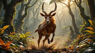 🦌 Bongo's Spiral Horn Magic 🌿 Vanishing Forest Ghosts | Fun Animals for Kids