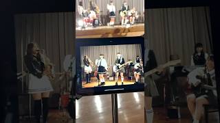 「ラフコード」ミュージックビデオ撮影、裏側をちょい見せ✨ 演奏シーン楽しかったなぁ〜🎸🥁 #iberis_and #ラフコード #声優 #ダンス #shorts