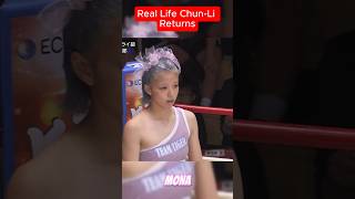 Real life Chun-Li Returns. #kickboxing #shorts #mma #youtubeshorts