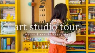ART STUDIO TOUR: How I Set Up My Space for Calm and Creativity 🎨
