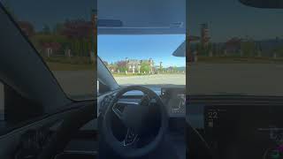 Scenic drive WITH Tesla FSD #tesla #fsd