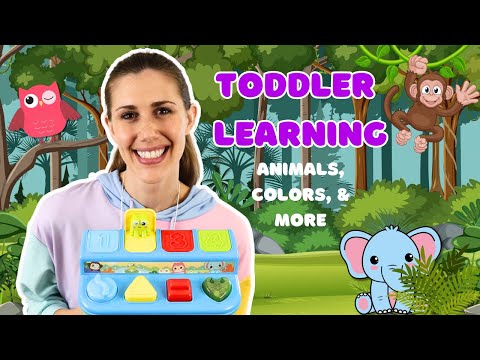 Learn to Talk with Thrive Time l Jungle Animals for Kids l Learn Colors & Animal Sounds for Toddlers