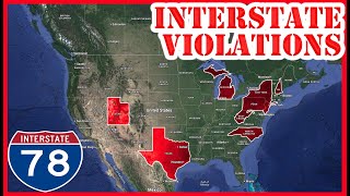 Interstate Violations | Highways that DO NOT Follow the Rule