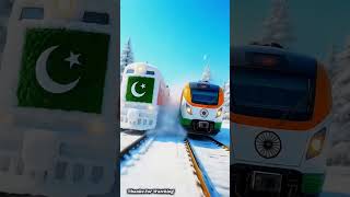 Jab Indian Train aur Pakistani Train aamne saamne aaye 😂🇮🇳🇵🇰" #shorts #ai