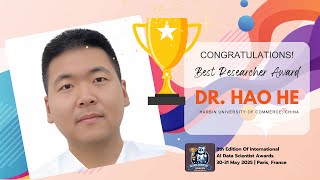 Dr. Hao He | Data Science in Marketing | Best Researcher Award #sciencefather