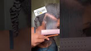 Raw Footage Hair Straightening With Comb#haircare #hairstraightening #beautytips
