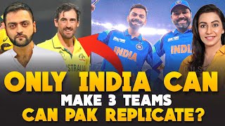 Only India can make 3 competitive teams: Mitchell Starc | can Pakistan Cricket replicate??