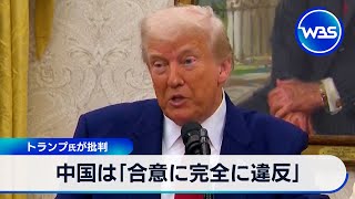 中国は「合意に完全に違反」　トランプ氏が批判【WBS】