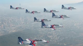 挑戰新聞軍事精華版--空軍雷虎小組特技飛行，每次都是精彩玩命演出