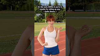 It’s the #early2000s & you’re in trouble for rolling up your Soffe Shorts. #nostalgia #millennials