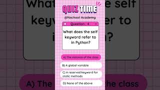 Python Interview Question  and answers 4  #nschoolacademy #python #interviewquestionsandanswers