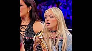 "Battle of Power! Team Rhea Takes on Team Liv 💪👊 #wwe #rhearipley #livmorgan #shorts #wrestling #raw