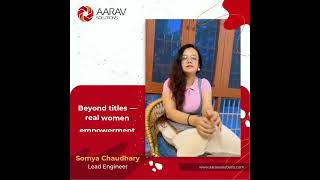 Employee Experience | Aarav Solutions | Women In Tech | Women Empowerment | Women Who Code | Tech