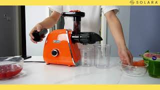 Juice Recipe in SOLARA Cold Press Slow Juicer