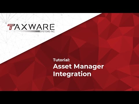 Tutorial - Depreciation Integration