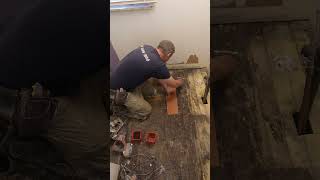 Quick Subfloor Repair #diy #homeimprovement #shorts