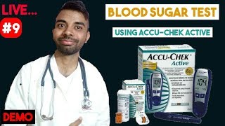 Accu-Chek Active Glucometer for Blood Glucose monitoring full explained in hindi~passichamp