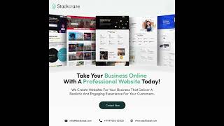 Take your business to new heights! #WebDesign #GrowWithUs #websitedesign #stackcraze #startup