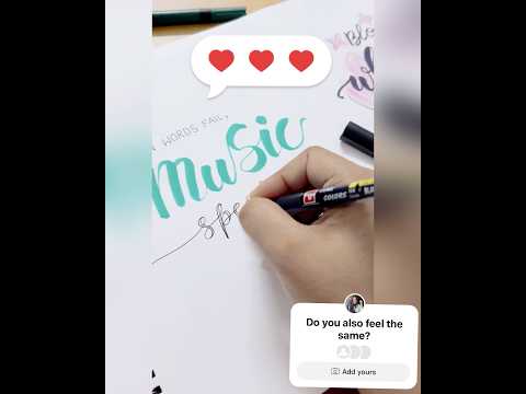 When words fail, music speaks! 🌟 #love #music #lovesong #calligraphy #quotes