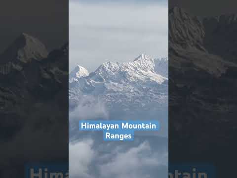 Flying Close By The Himalayan Mountains In Nepal | Lukla | #shorts #nature #travel