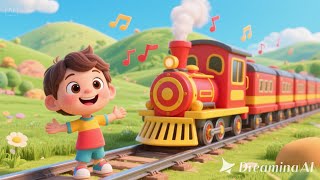 The Little Engine That Sings | Cheerful Train Song for Kids | Sing & Ride Along Adventure