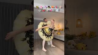 WE NEED TO KNOW!? 🩰😅 - Jasmin and James #dance #trend #viral #couple #funny #ballet #shorts