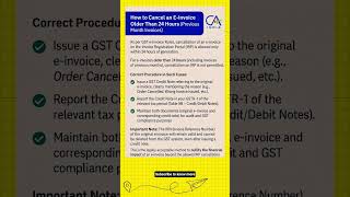 How to Cancel E-invouce #tally #einvoice #gst