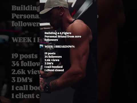 Day 7: Building a 6 Figure Personal Brand in 90 days from zero followers #personalbranding