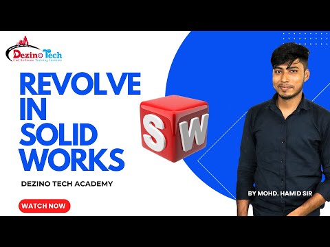 Revolve boss base in Solidworks | Mechanical CAD | Solidworks Tutorial