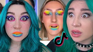 TIKTOK FILTERS CHOOSE MY MAKEUP.... it's so bad... help