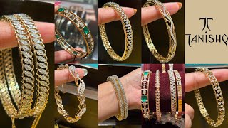 Tanishq latest light weight Diamond 💎 single bangle collection with weight carat cent 😱 #trending