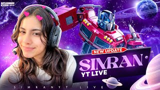 SimranYT Live Bgmi no1Girl Gamer!🤩🤯💓NEW EVENT 3.9 UPDATE (WATCH NOW!!!)👻❤️🫣 #girlgamer #rushgameplay