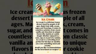 Ice Cream - Improve Your English | Learn English Through Story | Speaking English |