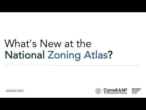 Webinar: What's New at the National Zoning Atlas?