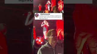 FÃ finge ser segurança para assistir show de Taylor Swift #shorts