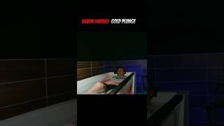 💪Devon larrat cold plunge challange🥶#trending#sports#armwrestling#!devon#devonlarrat#vira#1million